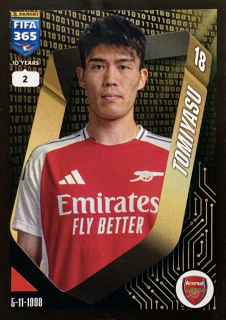 2025 FIFA 365 Stickers #065 Takehiro Tomiyasu [Arsenal FC]