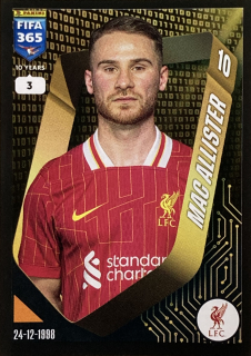 2025 FIFA 365 Stickers #089 Alexis Mac Allister [Liverpool]