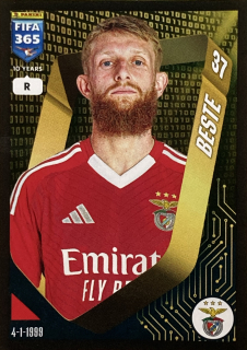 2025 FIFA 365 Stickers #313 Jan-Niklas Beste [Benfica]