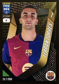 2025 FIFA 365 Stickers #363 Ferran Torres [FC Barcelona]