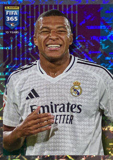 2025 FIFA 365 Stickers #372 Kylian Mbappé - FOIL [Real Madrid CF]