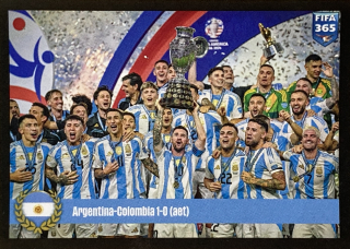 2025 FIFA 365 Stickers #413 Copa América 2024 [Argentina]