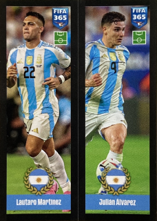 2025 FIFA 365 Stickers #422 Lautaro Martinez / Julian Alvarez [Argentina]