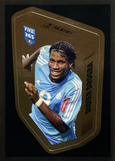 2025 FIFA 365 Stickers #DRO Didier Drogba - GOLD [Olympique de Marseille]