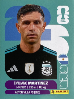 2026 FIFA World Cup Stickers #ARG02 Emiliano Martínez