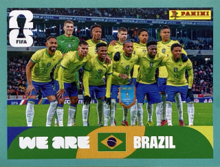 2026 FIFA World Cup Stickers #BRA13 We Are Brazil