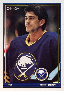1991-92 O-Pee-Chee #457 Rick Vaive