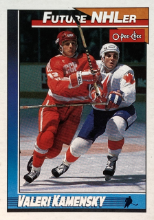 1991-92 O-Pee-Chee #513 Valeri Kamensky - FUTURE NHLER