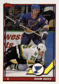 1991-92 Topps #448 Adam Oates