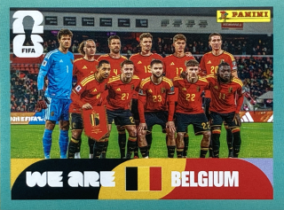 2026 FIFA World Cup Stickers #BEL13 We Are Belgium