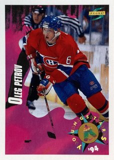 1994–95 Score American #260 Oleg Petrov - '94 YOUNG STARS