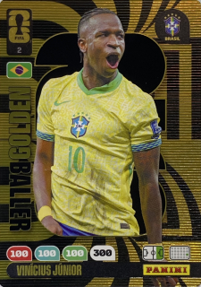 2026 FIFA World Cup #002 Vinícius Júnior - GOLDEN BALLER [Brazil]