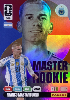 2026 FIFA World Cup #609 Franco Mastantuono - MASTER ROOKIE [Argentina]