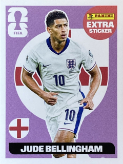 2026 FIFA World Cup Stickers - Jude Bellingham - EXTRA STICKER PURPLE