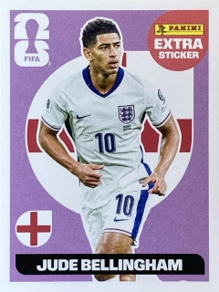 2026 FIFA World Cup Stickers - Jude Bellingham - EXTRA STICKER PURPLE