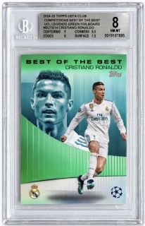2024/25 Topps UCC #BOTB-14 Cristiano Ronaldo - BEST OF THE BEST /99 - BGS 8