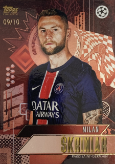 2024-25 Gold x WalkerTKL UCC #N/A Milan Škriniar - CURRENT STARS - RED PARALLEL /10
