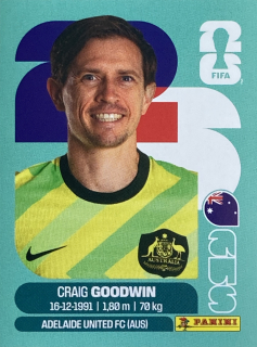 2026 FIFA World Cup Stickers #AUS17 Craig Goodwin