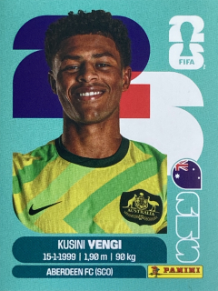 2026 FIFA World Cup Stickers #AUS18 Kusini Yengi