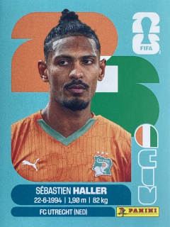 2026 FIFA World Cup Stickers #CIV16 Sébastien Haller