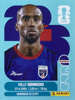 2026 FIFA World Cup Stickers #CPV19 Willy Semedo
