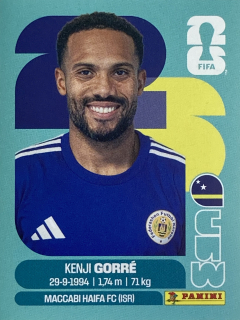 2026 FIFA World Cup Stickers #CUW15 Kenji Gorré