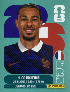 2026 FIFA World Cup Stickers #FRA19 Hugo Ekitiké