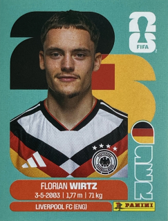 2026 FIFA World Cup Stickers #GER11 Florian Wirtz