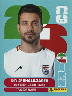 2026 FIFA World Cup Stickers #IRN06 Shojae Khalilzadeh