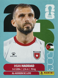 2026 FIFA World Cup Stickers #JOR03 Ihsan Haddad