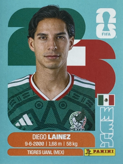 2026 FIFA World Cup Stickers #MEX08 Diego Lainez