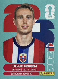 2026 FIFA World Cup Stickers #NOR08 Torbjørn Heggem