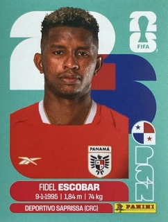 2026 FIFA World Cup Stickers #PAN04 Fidel Escobar
