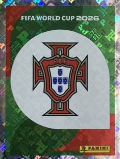2026 FIFA World Cup Stickers #POR01 Team Logo - FOIL