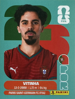 2026 FIFA World Cup Stickers #POR12 Vitinha