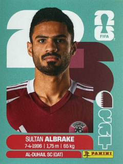 2026 FIFA World Cup Stickers #QAT03 Sultan Albrake