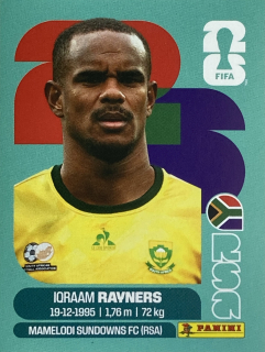 2026 FIFA World Cup Stickers #RSA18 Iqraam Rayners