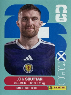 2026 FIFA World Cup Stickers #SCO08 John Souttar