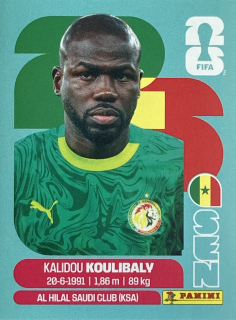 2026 FIFA World Cup Stickers #SEN08 Kalidou Koulibaly
