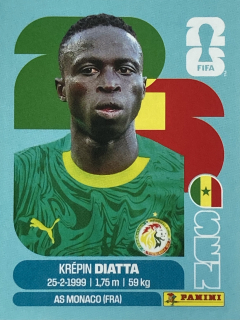 2026 FIFA World Cup Stickers #SEN20 Krépin Diatta