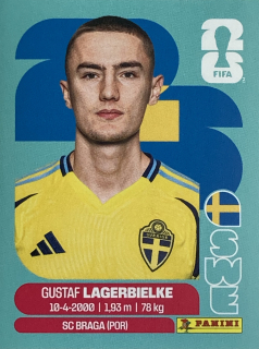 2026 FIFA World Cup Stickers #SWE07 Gustaf Lagerbielke
