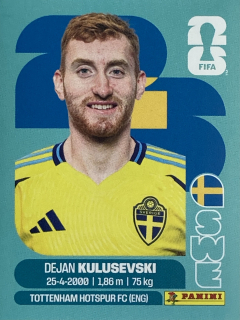 2026 FIFA World Cup Stickers #SWE17 Dejan Kulusevski