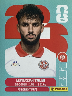2026 FIFA World Cup Stickers #TUN05 Montassar Talbi