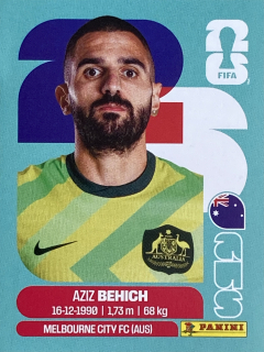 2026 FIFA World Cup Stickers #AUS07 Aziz Behich