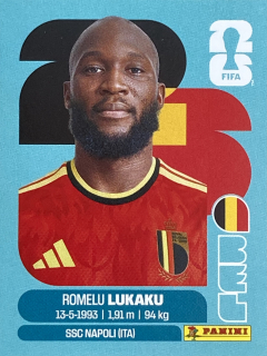 2026 FIFA World Cup Stickers #BEL20 Romelu Lukaku