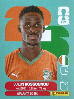 2026 FIFA World Cup Stickers #CIV05 Odilon Kossounou