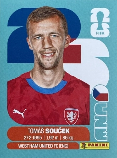 2026 FIFA World Cup Stickers #CZE12 Tomáš Souček