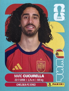 2026 FIFA World Cup Stickers #ESP08 Marc Cucurella