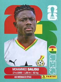 2026 FIFA World Cup Stickers #GHA04 Mohammed Salisu
