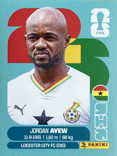 2026 FIFA World Cup Stickers #GHA16 Jordan Ayew